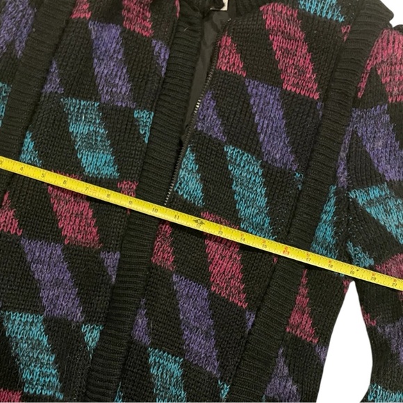 Vintage Anthonys Cardigan Jacket Chunky Knitted 90s - Picture 4 of 6